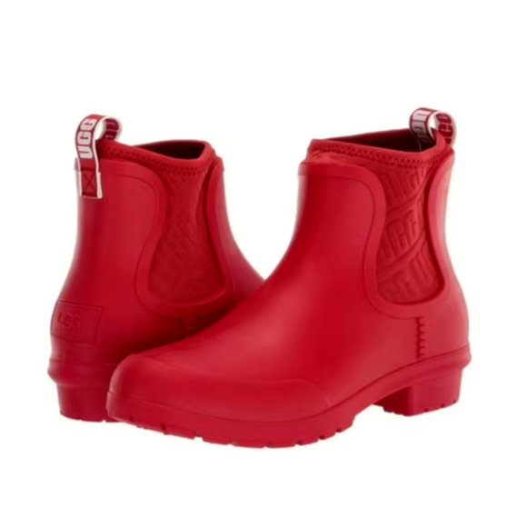 NEW! UGG Chevonne Boot Ribbon Red Women size 9 and or 7